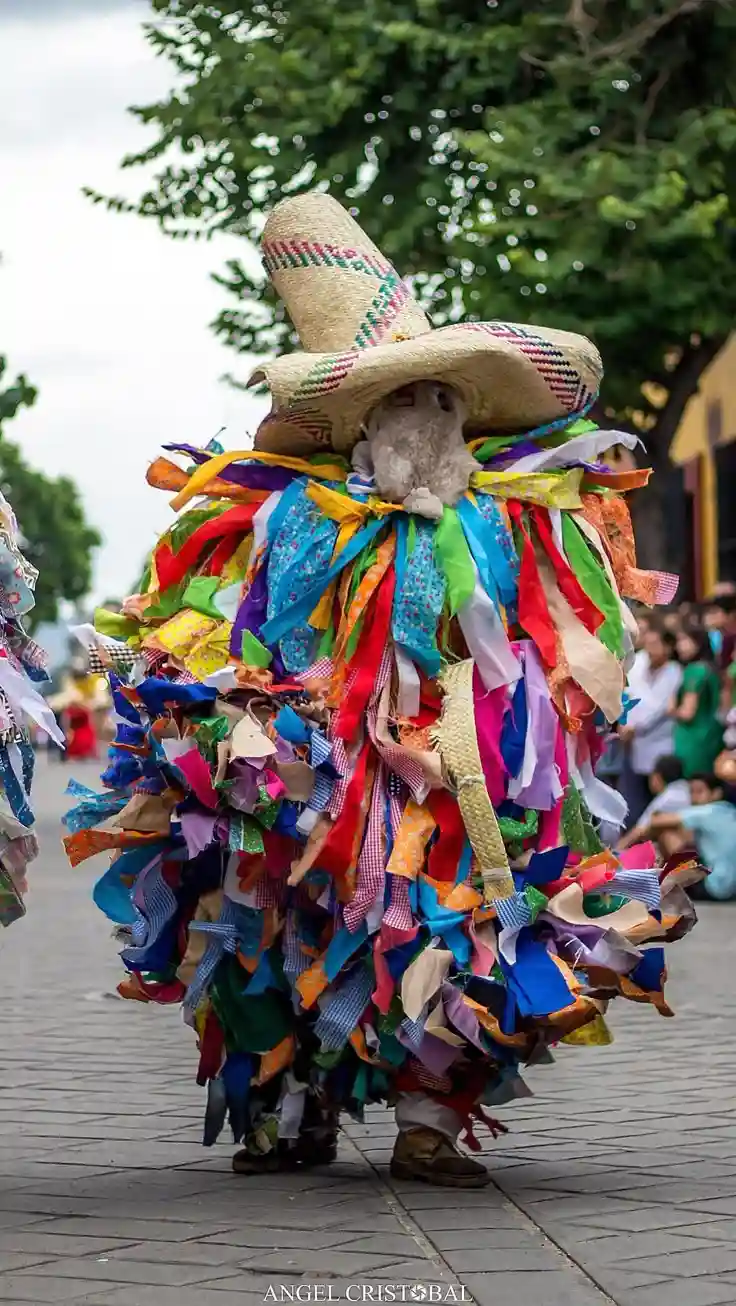 Danza de la Guelaguetza con trajes típicos