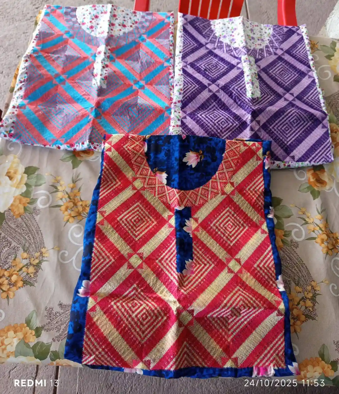 Lienzo para huipil artesanal doble vista